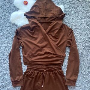 MICAS Set Chocolate Hoodie and Pants